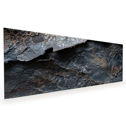 Küchenrückwand mit dem Motiv Dunkle Bronzetextur