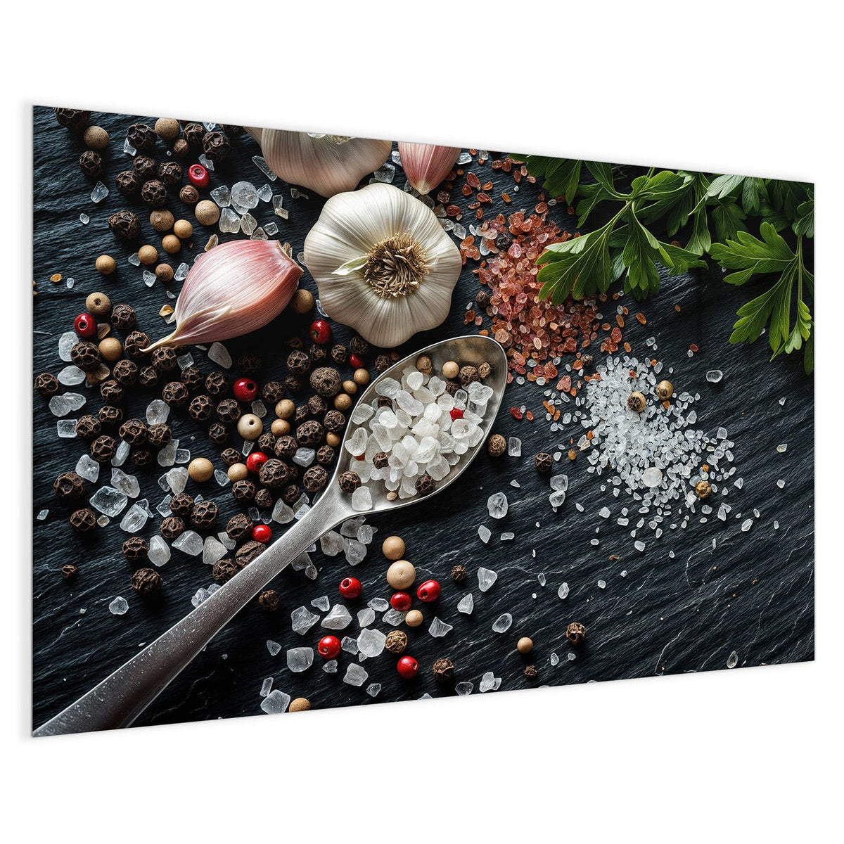 4 mm Glas statt lackiertem Blech – Magnettafel - Salz und Knoblauch