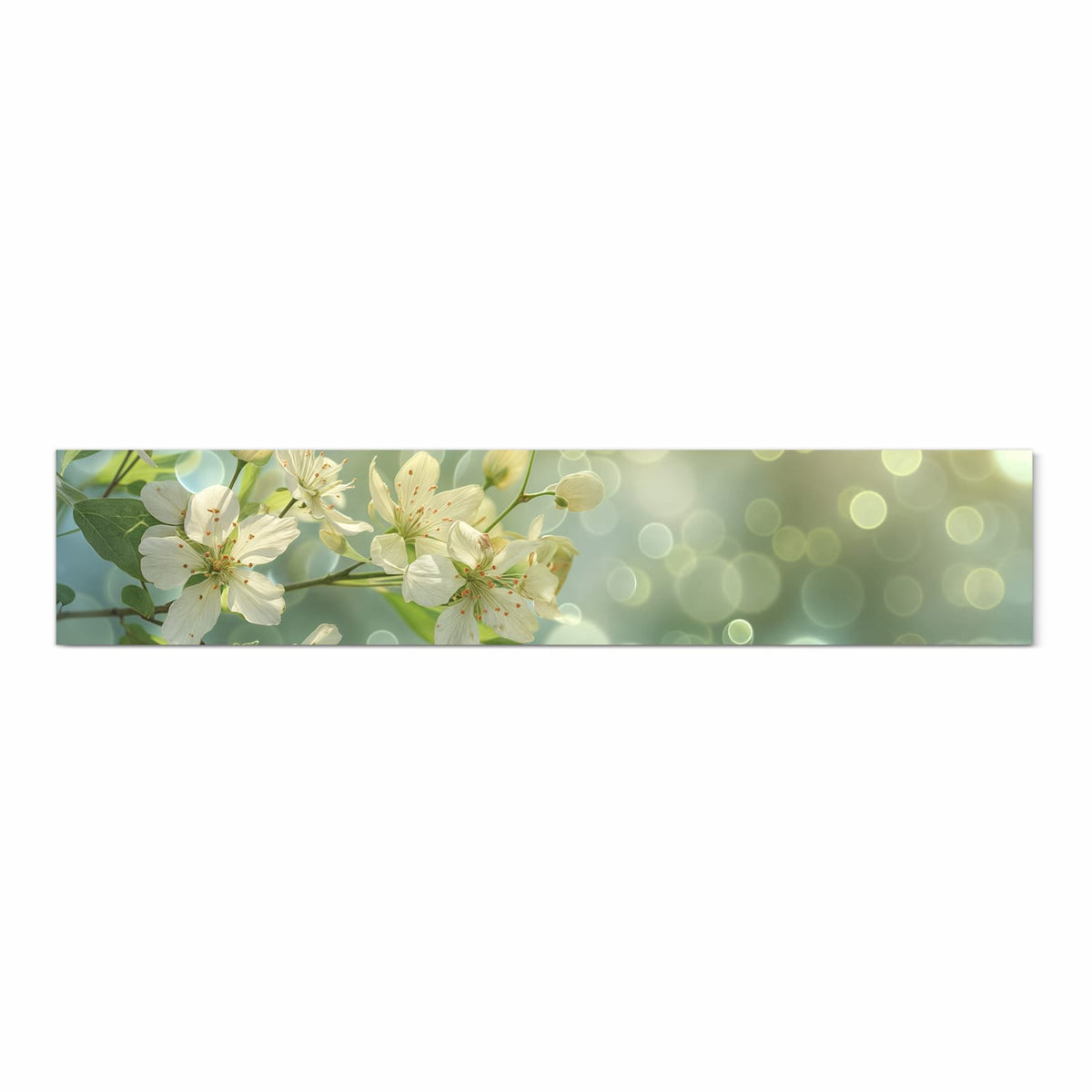 Küchenläufer Frühlingserwachen 60 × 300 cm, Motiv bildfüllend von oben