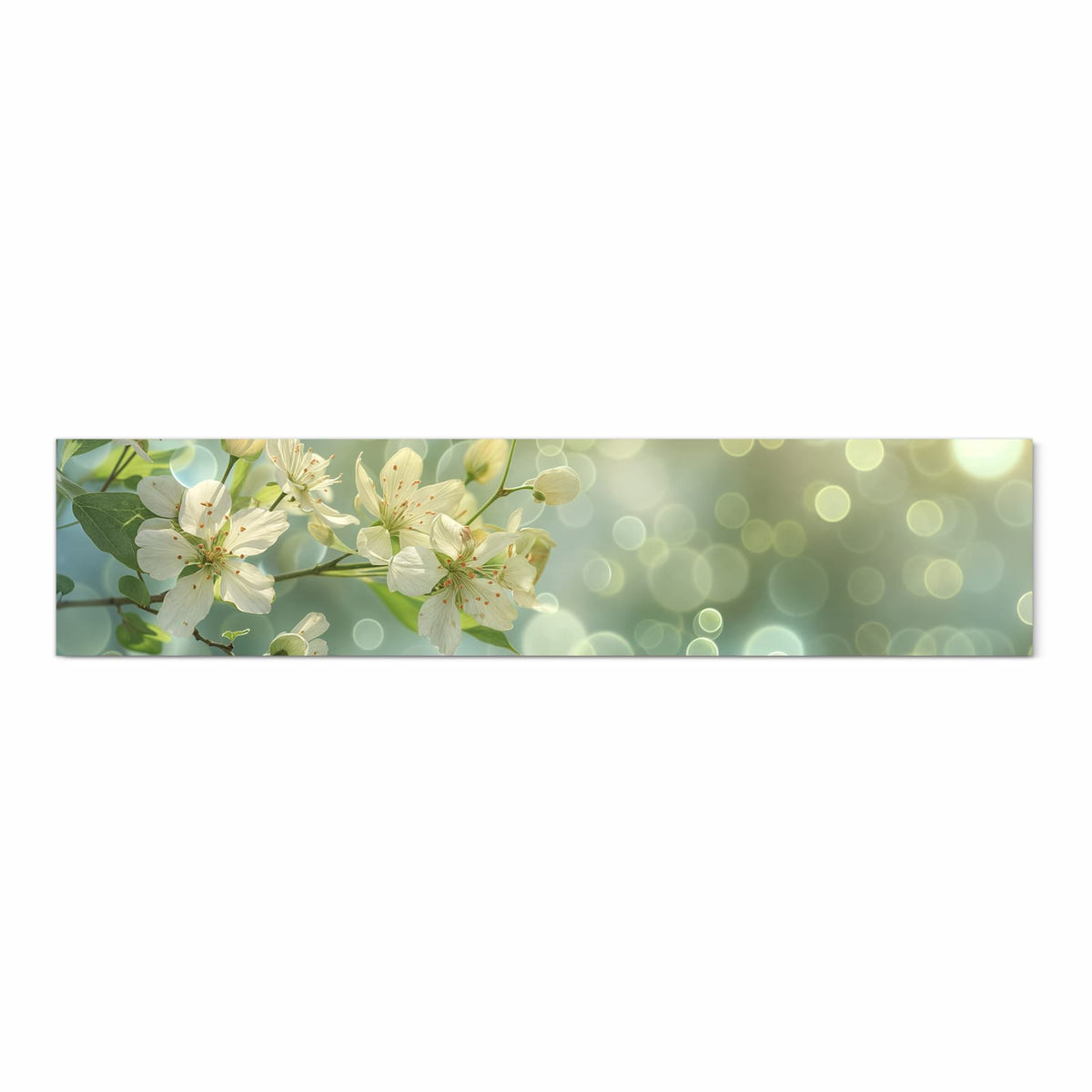 Küchenläufer Frühlingserwachen 60 × 270 cm, Motiv bildfüllend von oben