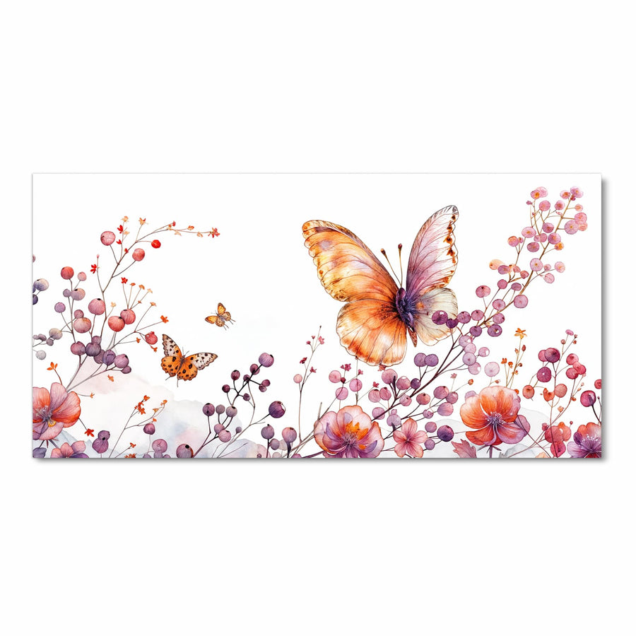 Maße Küchenläufer - Falter über Blüten