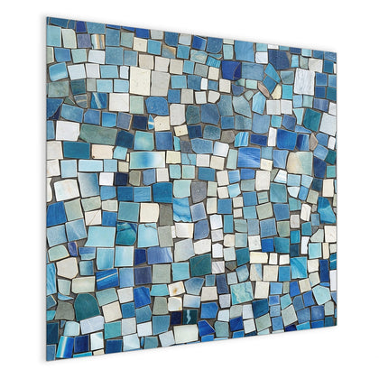 Magnettafel mit dem Motiv Blaues Mosaik