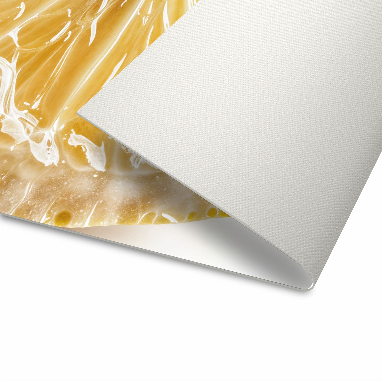 Bodenschonender rutschfester Küchenläufer mit Motiv Zitronenscheibe in Unterseite