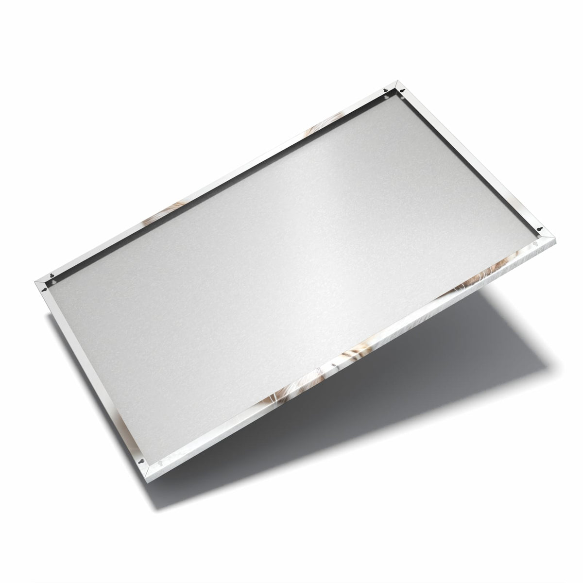 Nur 7 mm – liegt eng an der Wand – Metall Magnettafel - Kätzchen auf Decke