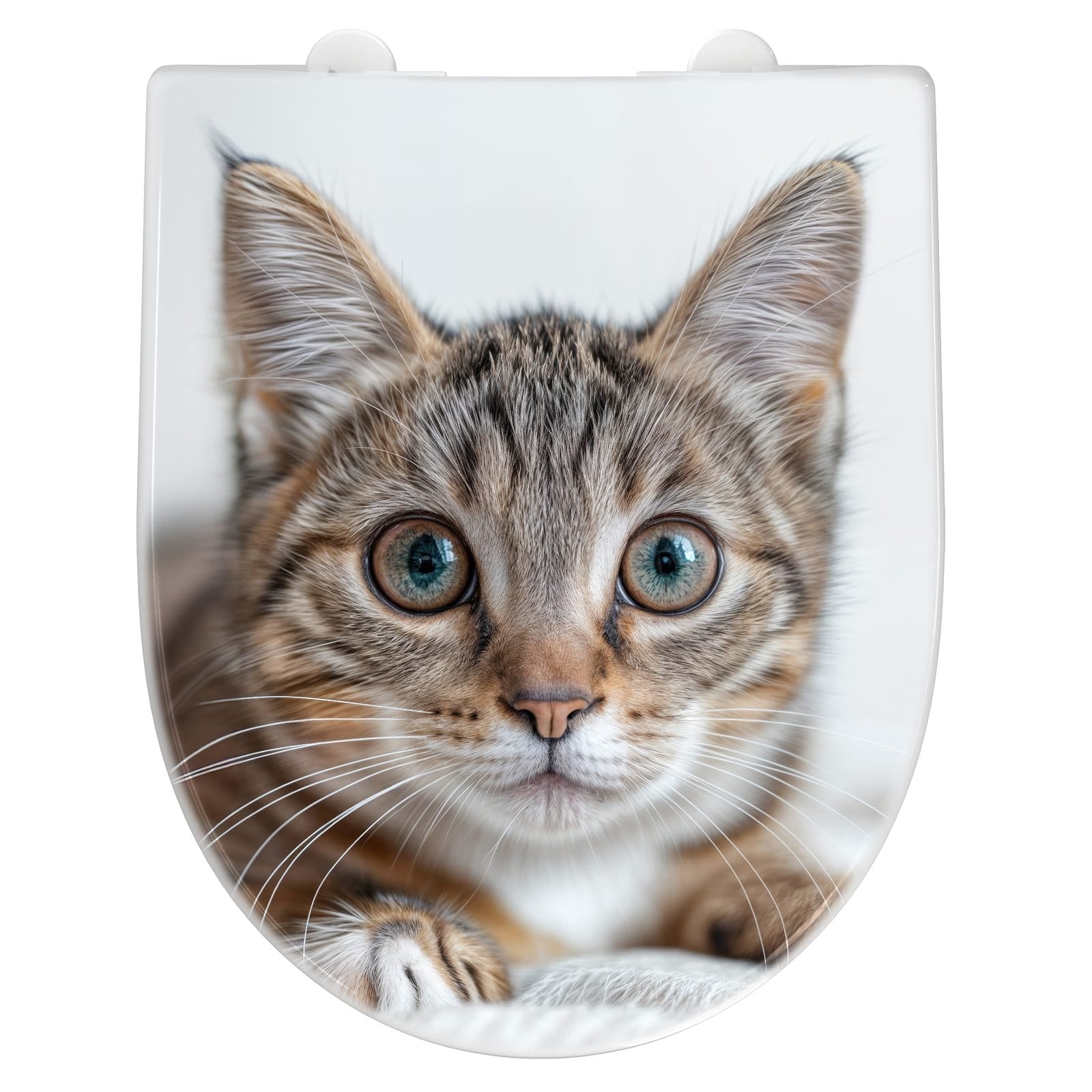 WC-Sitz mit Absenkautomatik Süße Kleine Katze