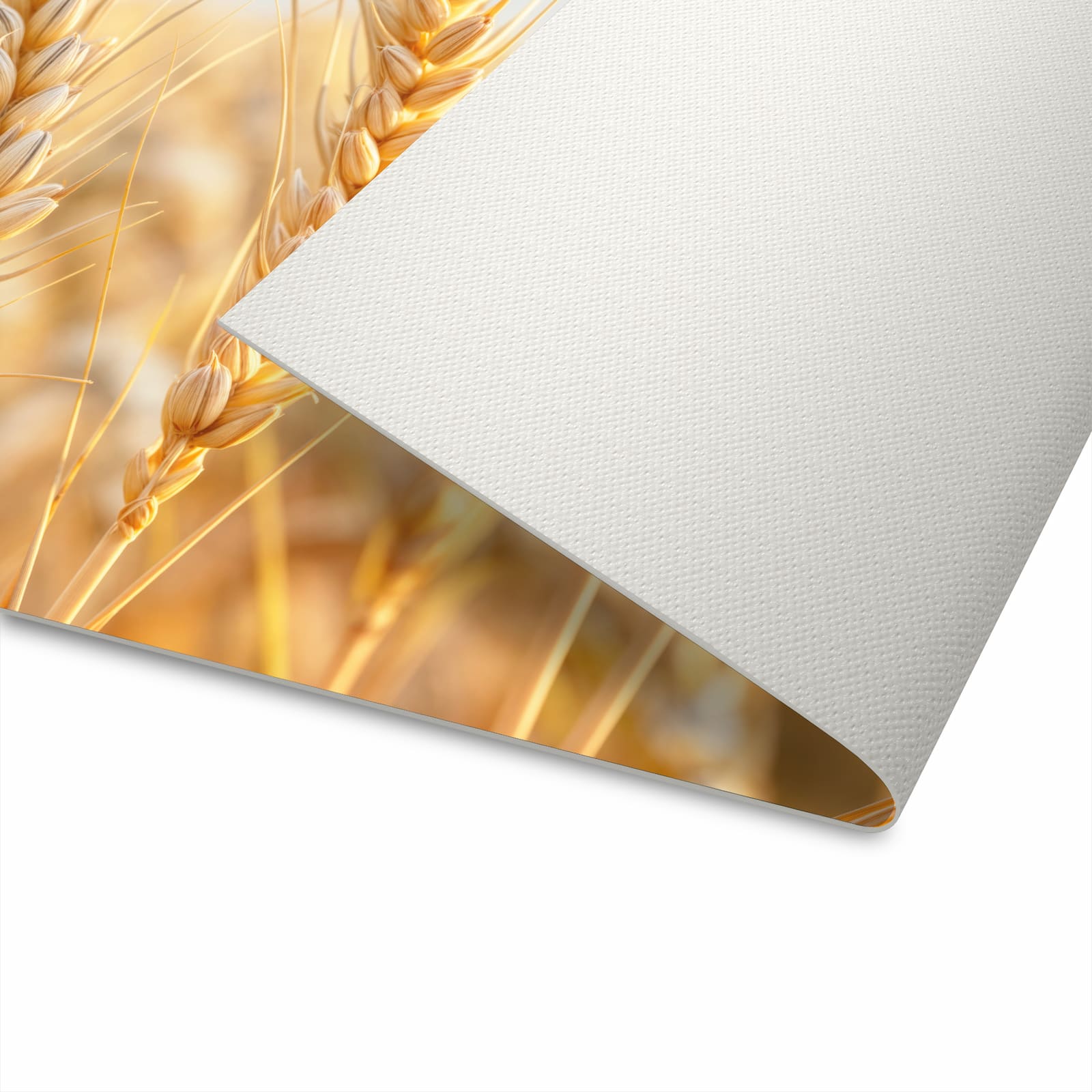 Waschbarer Küchenteppich mit Motiv Weizenfeld in der Unterseite