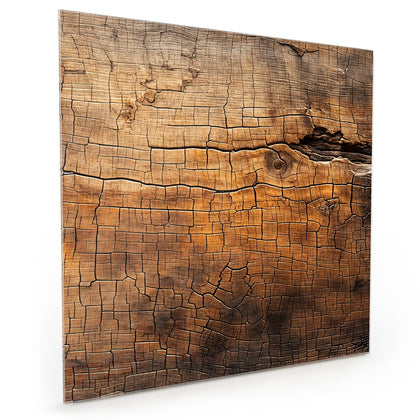 Küchenrückwand mit dem Motiv Vintage Holzmaserung