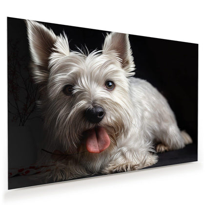 Wandbild mit dem Motiv Weißer Terrier