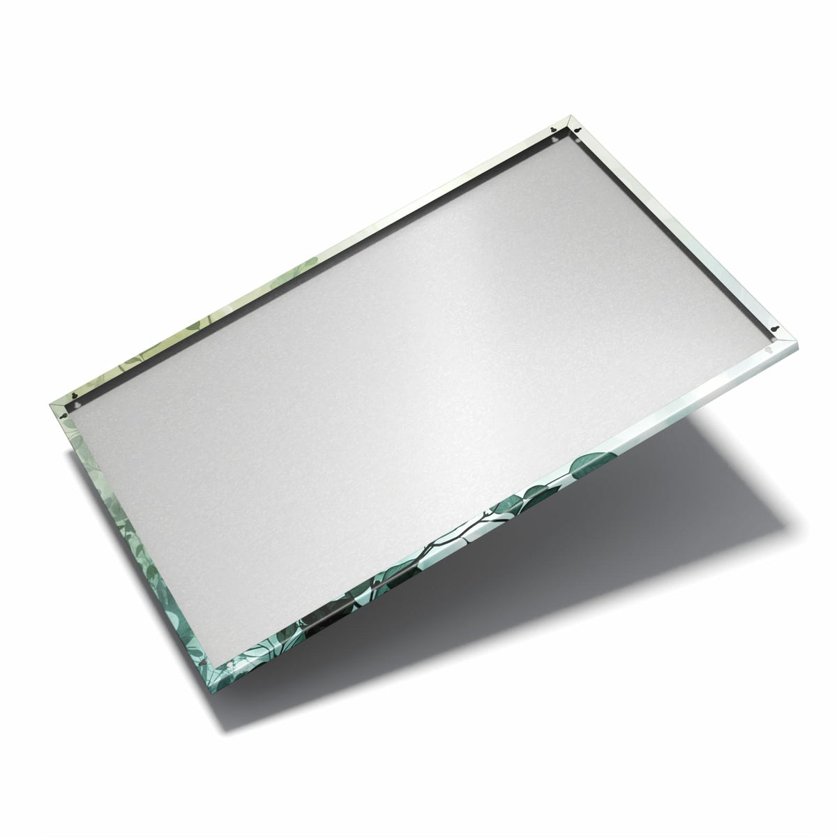 Nur 7 mm – liegt eng an der Wand – Metall Magnettafel - Blättertraum