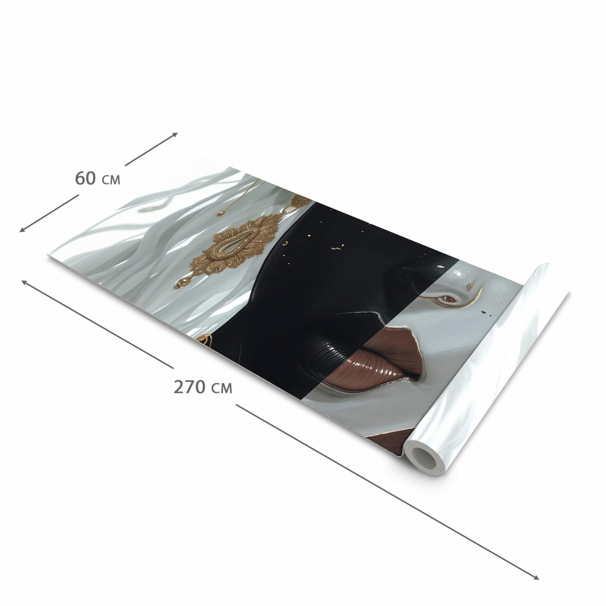 Küchenteppich mit Motiv Dualer Elf in der Größe 60x300 cm für sicheres Aufbewahren