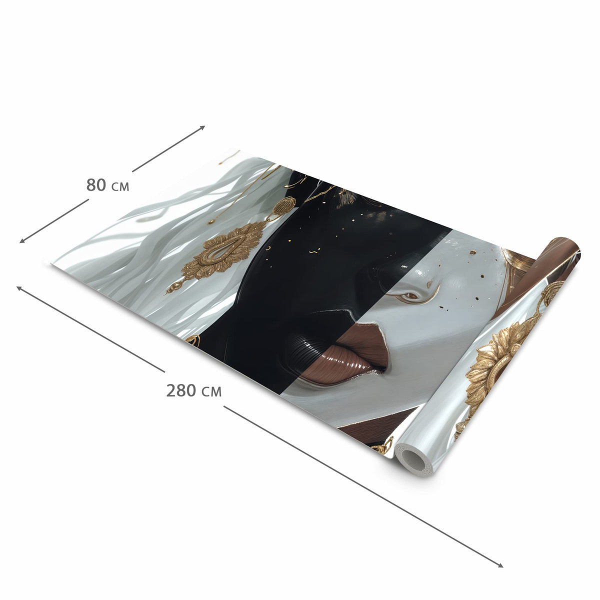 Großer Küchenteppich mit Motiv Dualer Elf in der Grösse 60x300 cm für Trittkomfort
