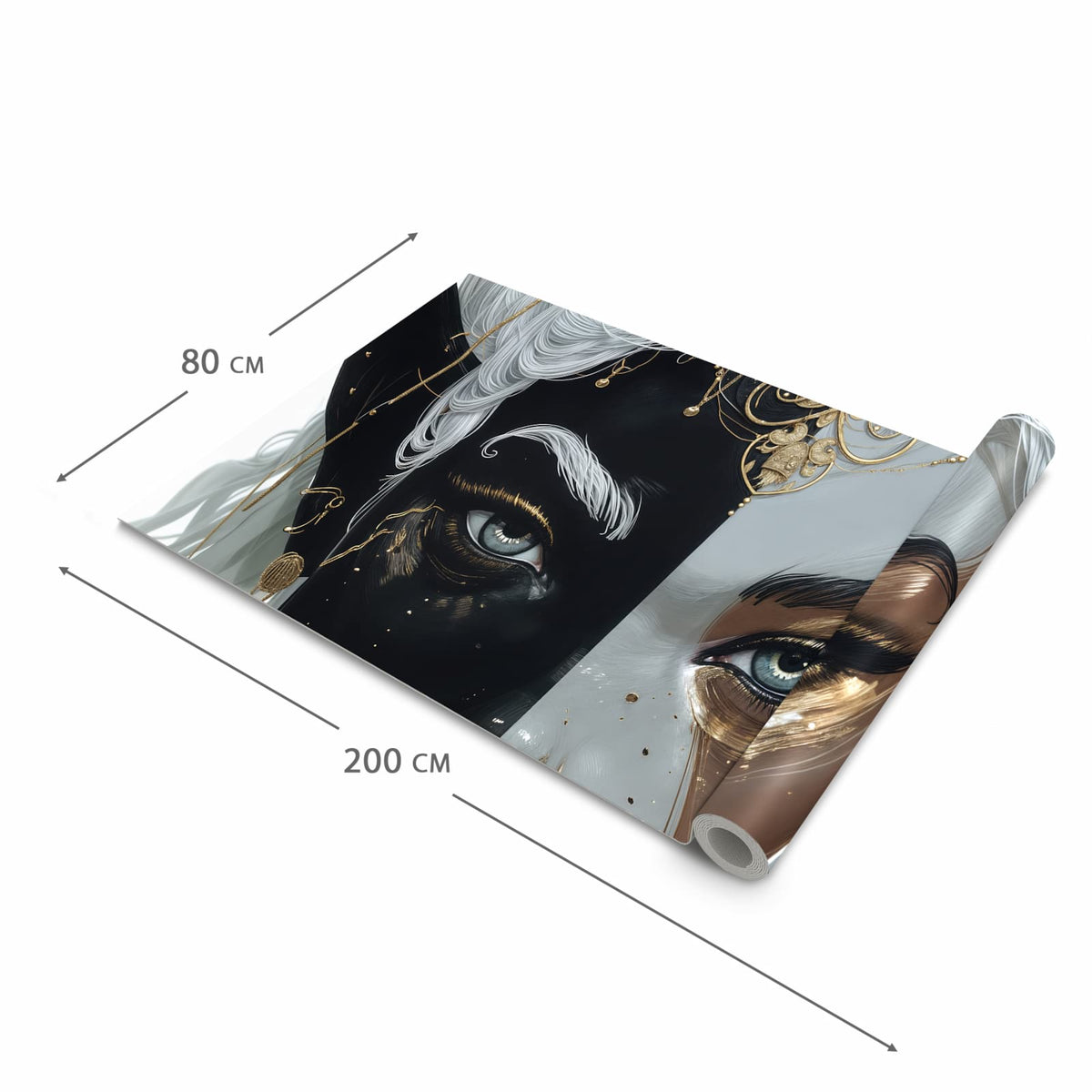 Abriebfester Küchenteppich mit Motiv Dualer Elf in der Grösse 60x300 cm, waschbar