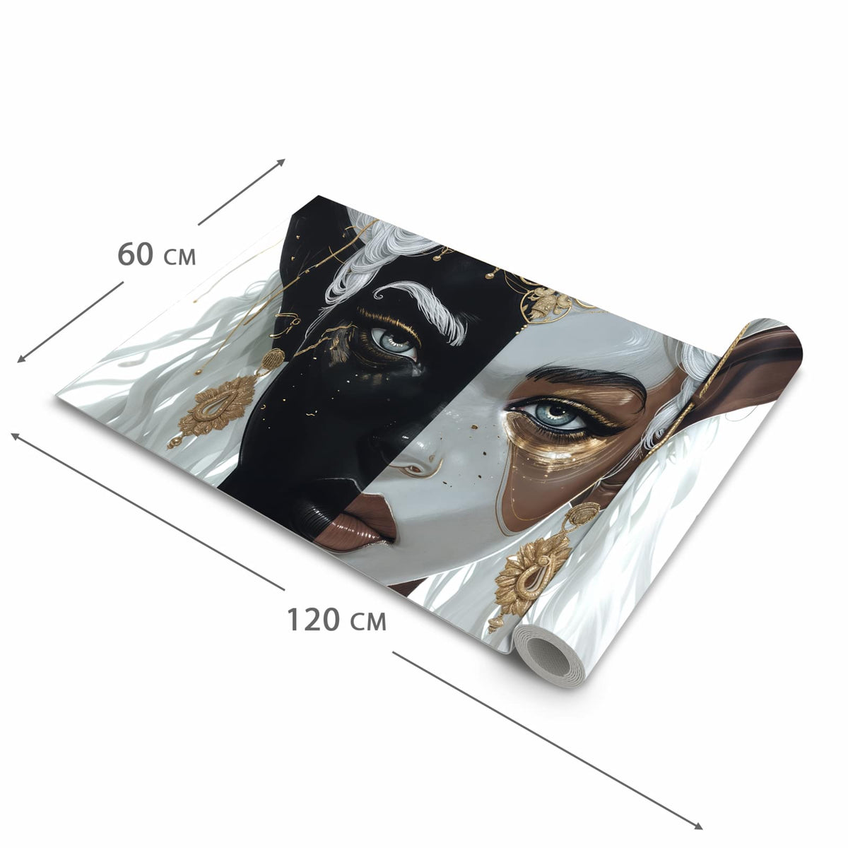 Bodenläufer mit Motiv Dualer Elf in der Grösse 60x300 cm für Ordnung & Übersicht