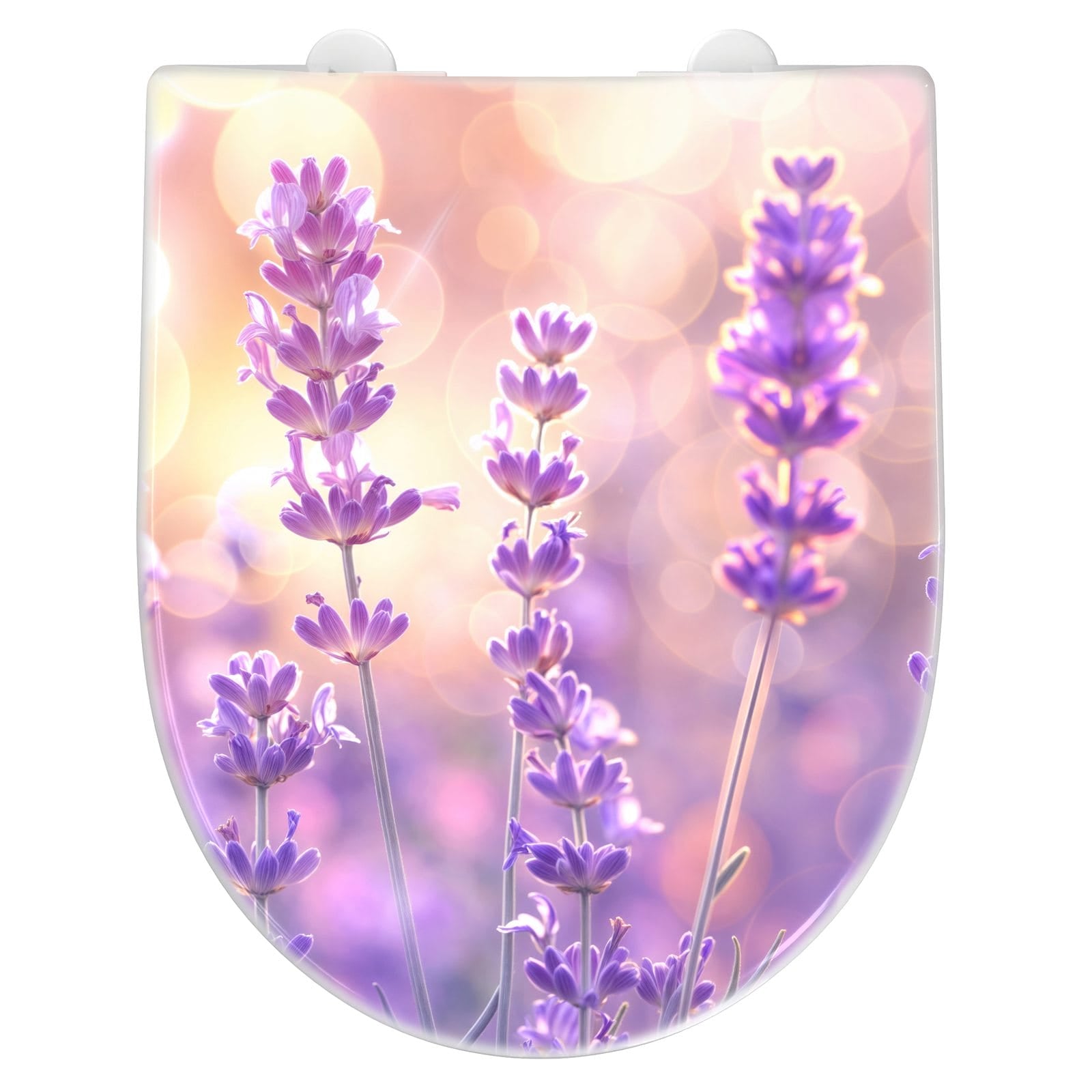 WC-Sitz mit Absenkautomatik Lavendelblütenfeld
