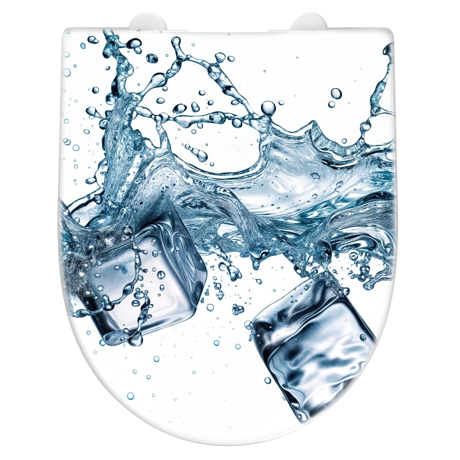 WC-Sitz mit Absenkautomatik Wasserspritzer