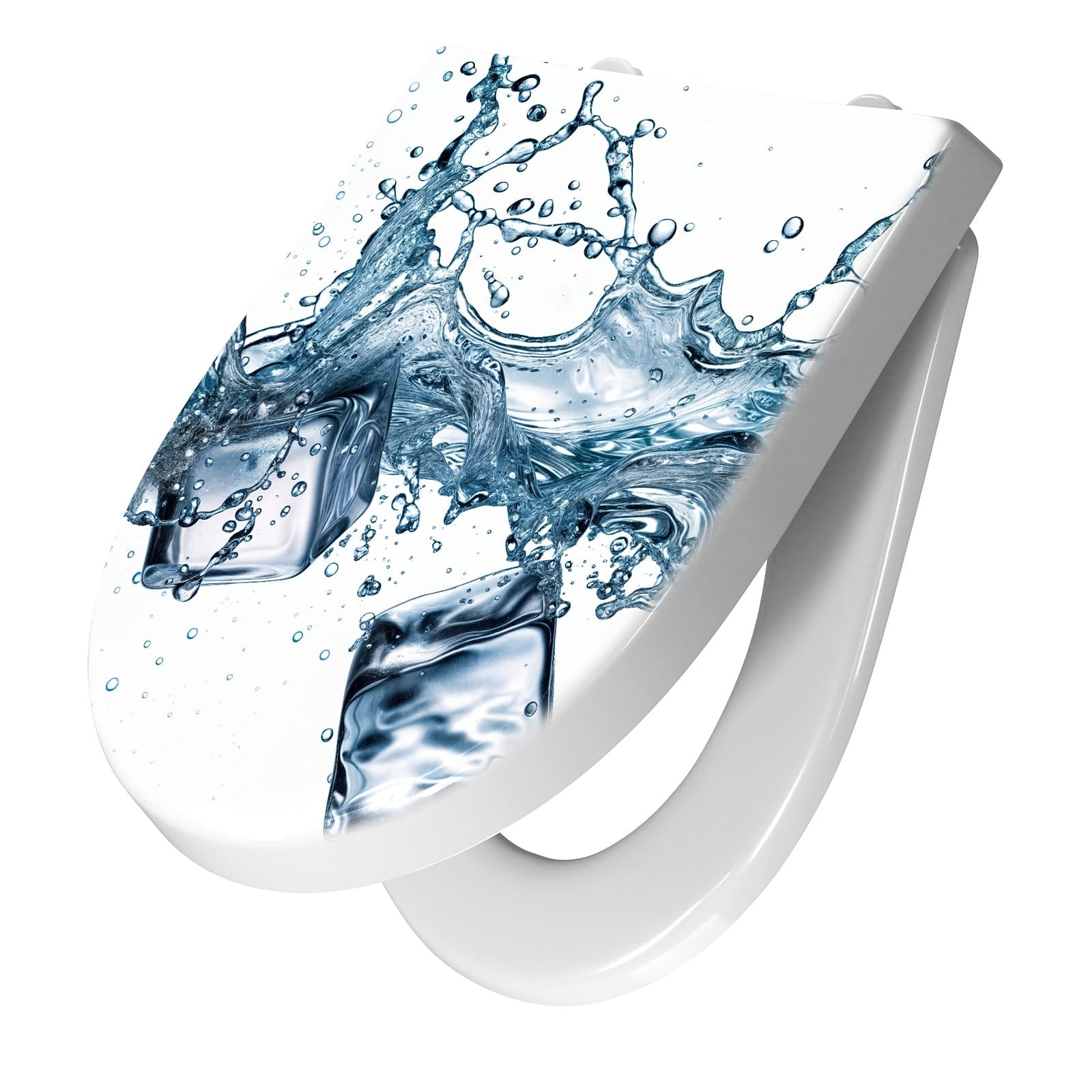 WC-Sitz mit Absenkautomatik Wasserspritzer