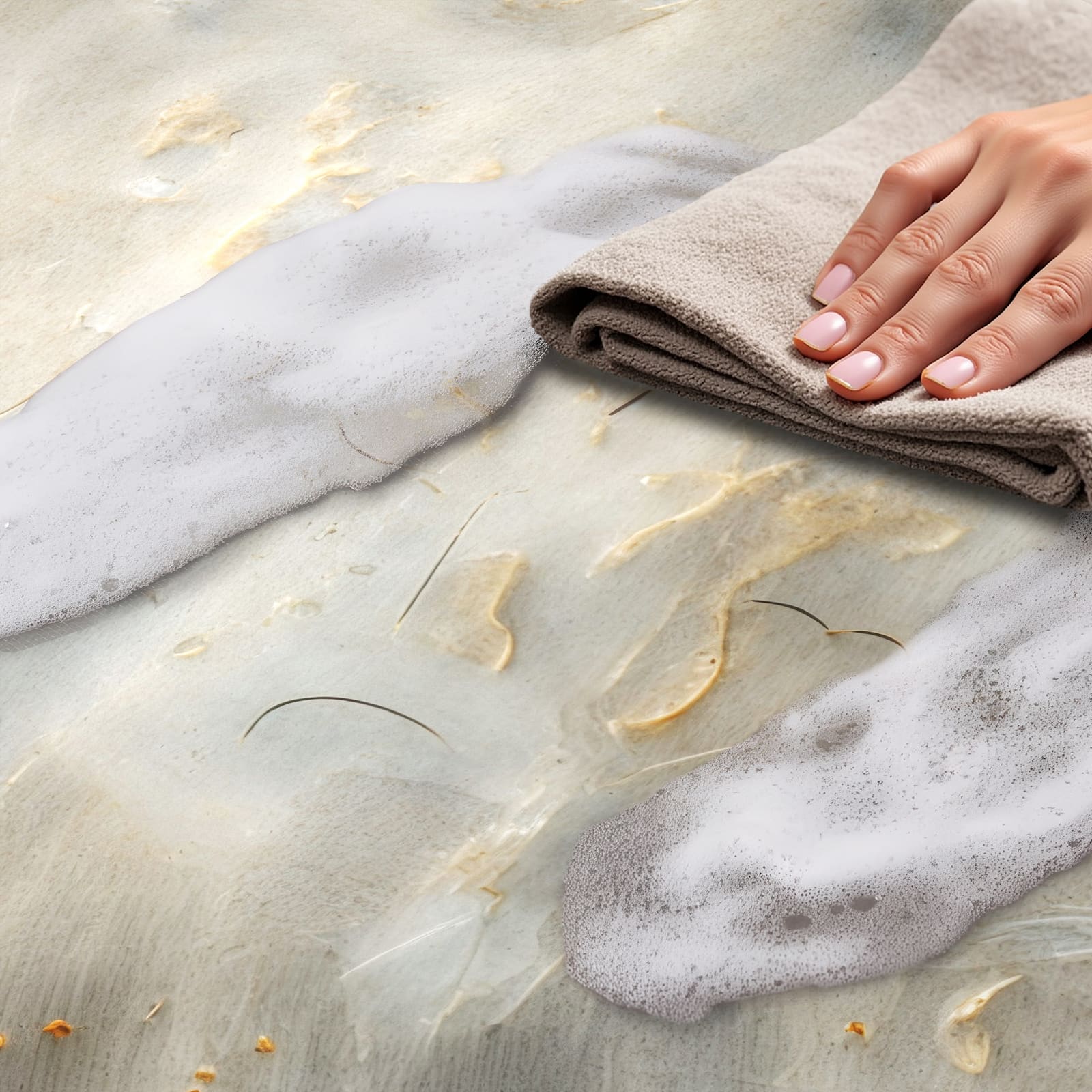 Flacher Küchenteppich mit Motiv Chili Schoten, einfach zu reinigen