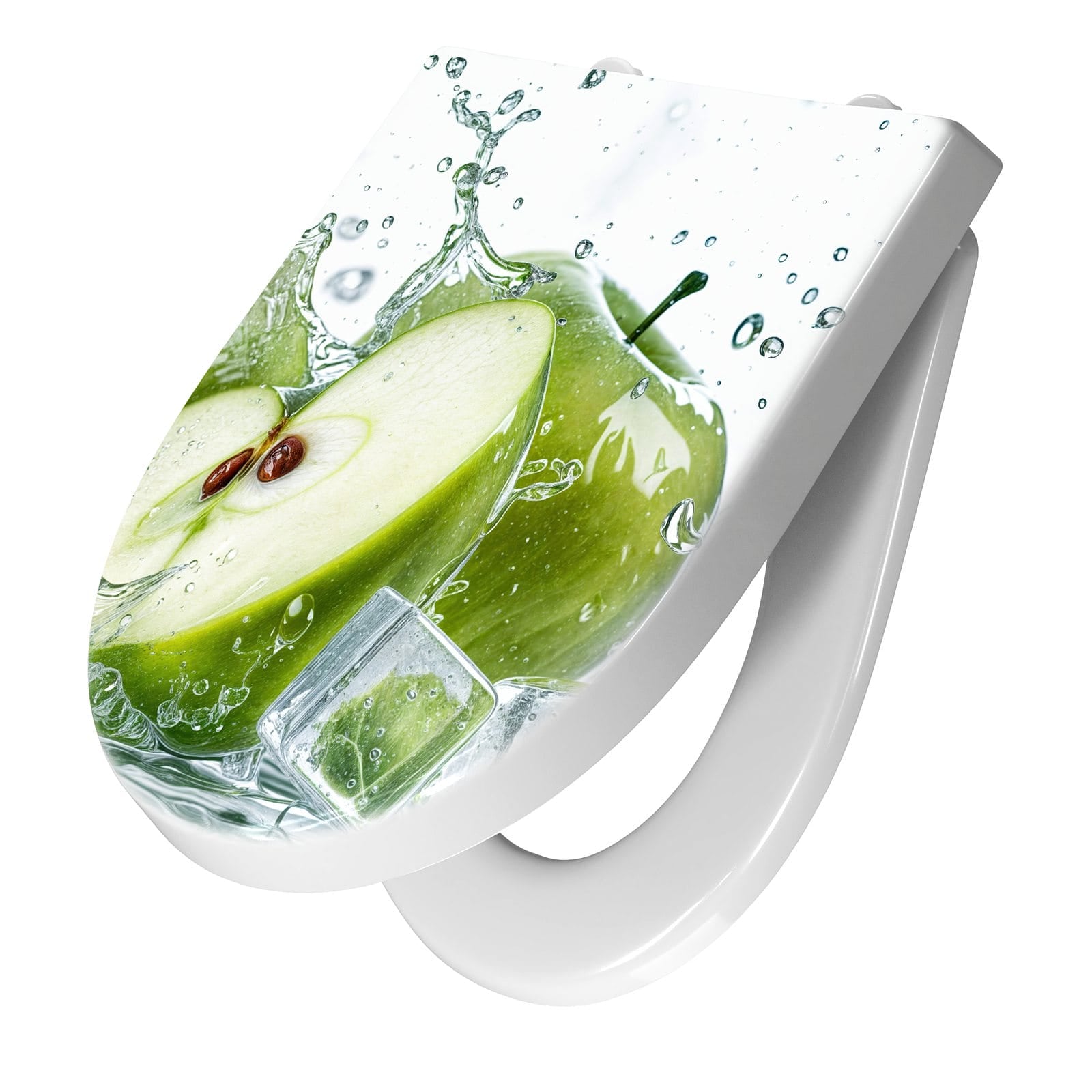 WC-Sitz mit Absenkautomatik Frische Äpfel Splash