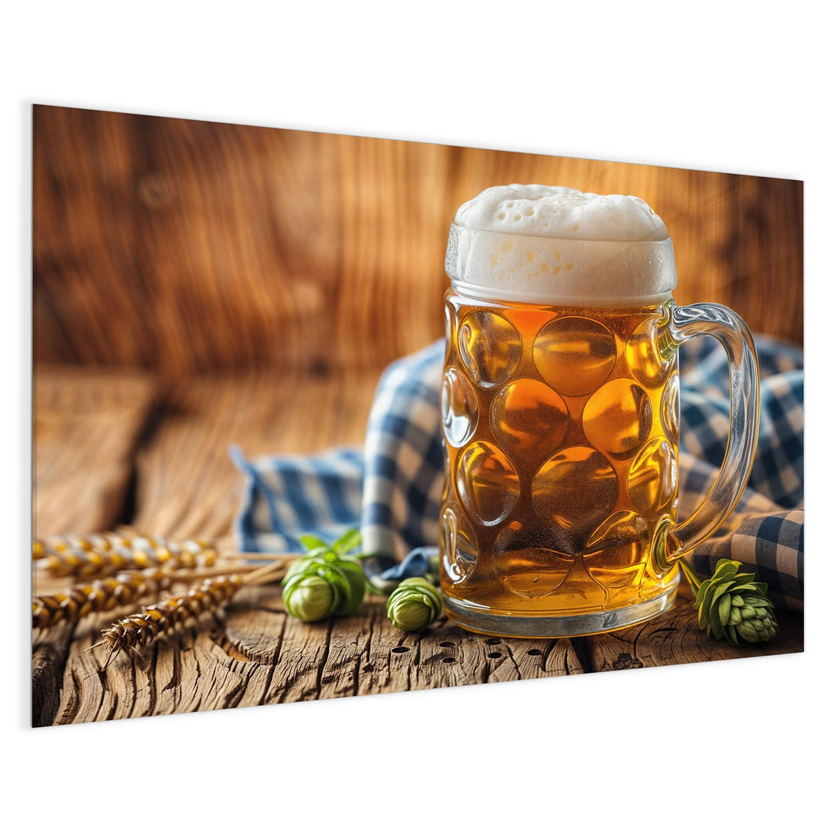4 mm Glas statt lackiertem Blech – Magnettafel - Bayerisches Bier