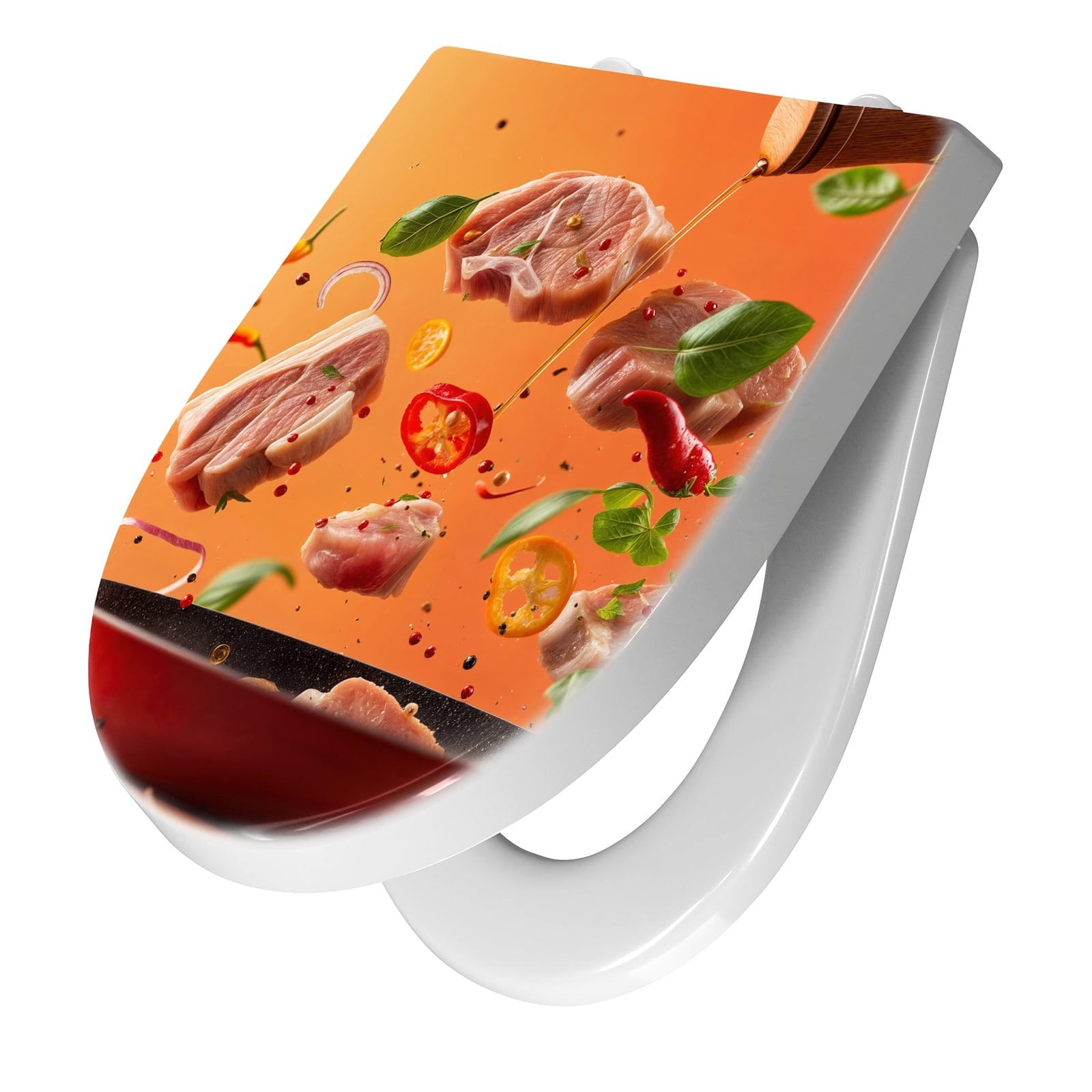 WC-Sitz mit Absenkautomatik Frische Kochzutaten