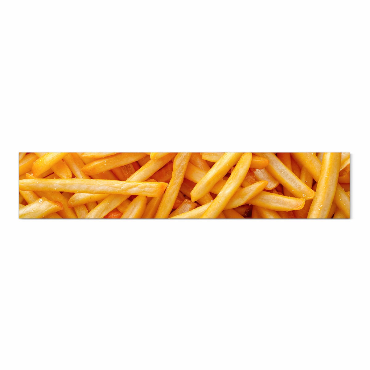 Geruchsneutraler Küchenläufer mit Motiv Pommes Frites in Frontansicht
