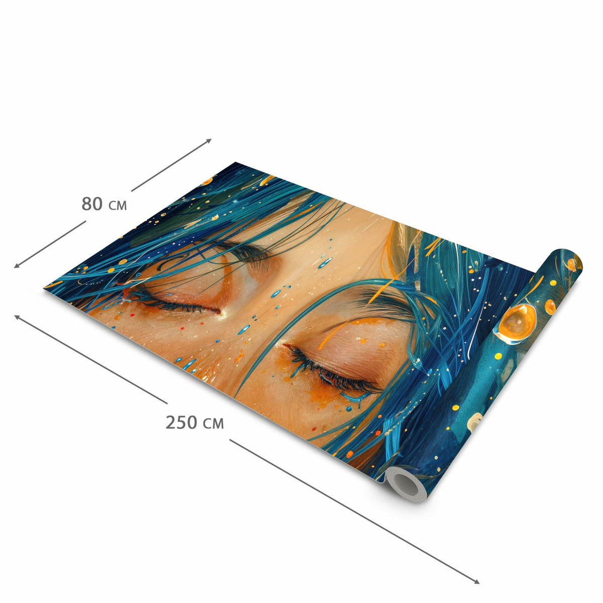 Küchenteppich mit Motiv Traumhafte Illusion in der Grösse 80x200 cm zum sicheren Aufbewahren