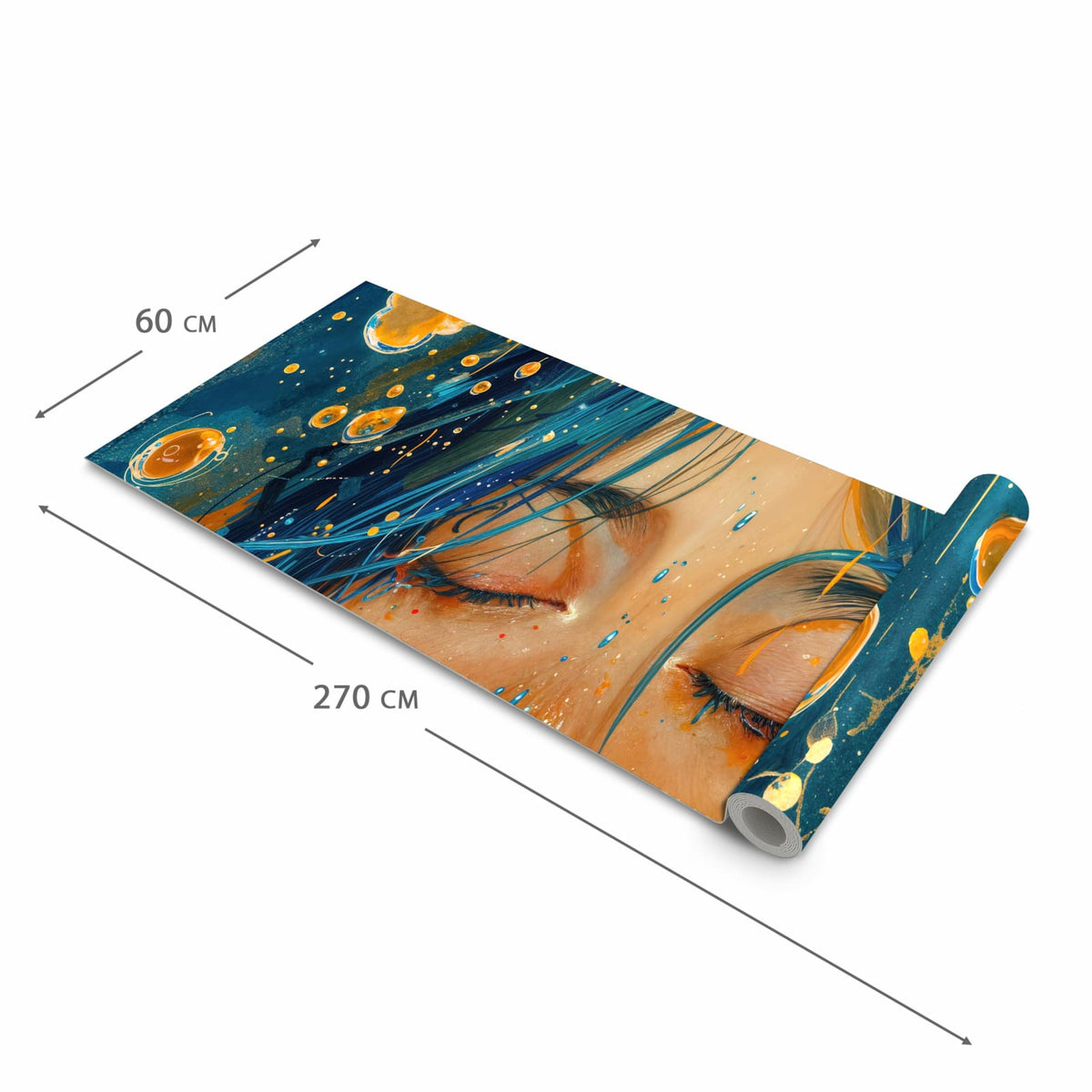 Küchenteppich mit Motiv Traumhafte Illusion in der Grösse 80x200 cm für Ordnung & Übersicht