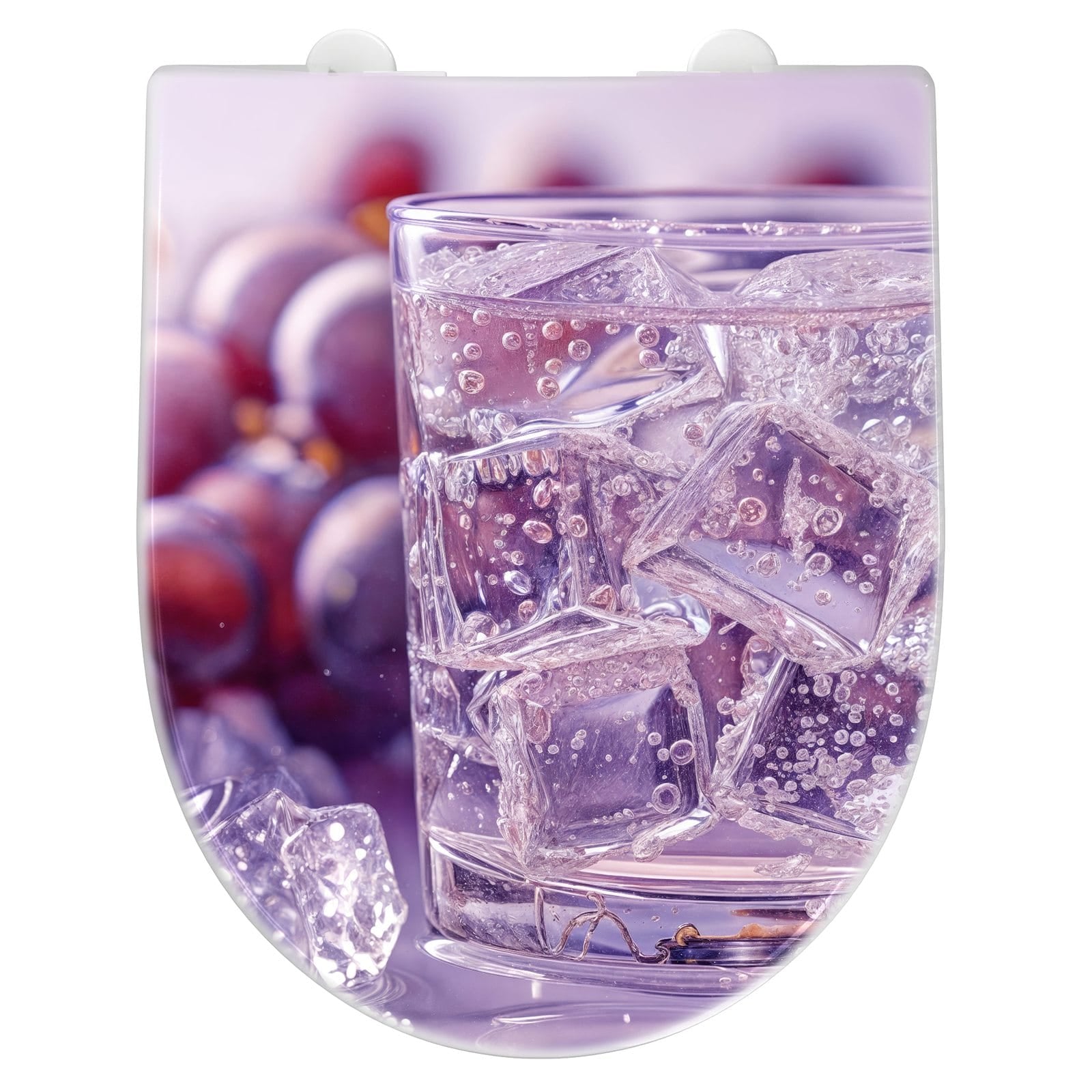 WC-Sitz mit Absenkautomatik Traubeneisgetränk