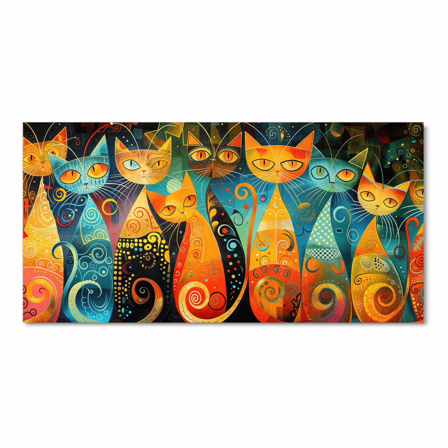 Maße Küchenläufer - Verspielte Katzen