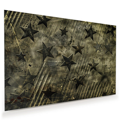 Wandbild mit dem Motiv Verwitterte Sterne
