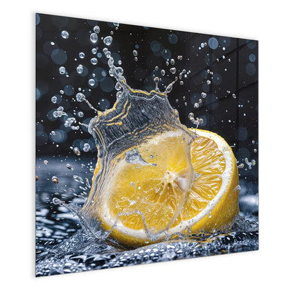 Magnettafel mit dem Motiv Zitronenspritzer