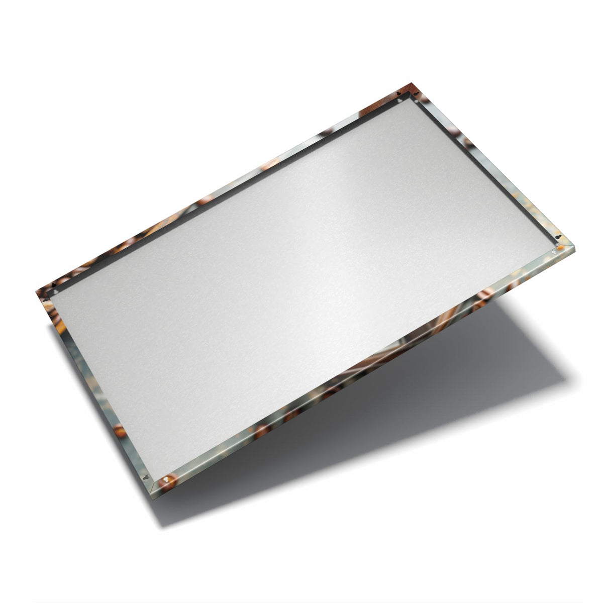 Nur 7 mm – liegt eng an der Wand – Metall Magnettafel - Kaffeemühle