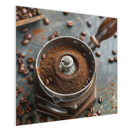 Magnettafel mit dem Motiv Kaffeemühle