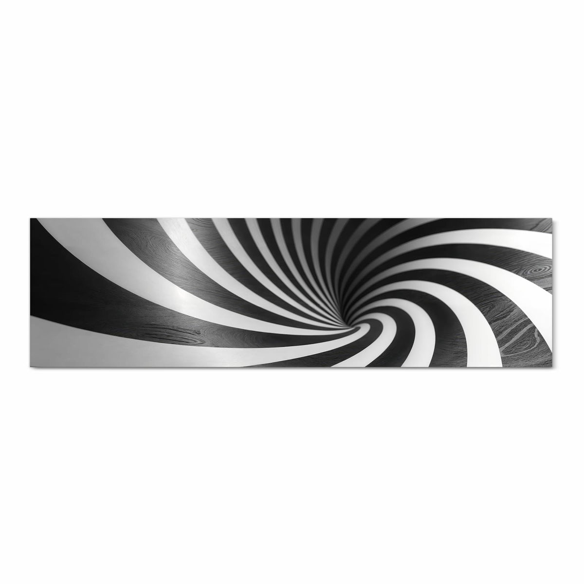 Fleckenresistenter waschbarer Küchenteppich mit Motiv Hypnotisches Muster in Frontansicht