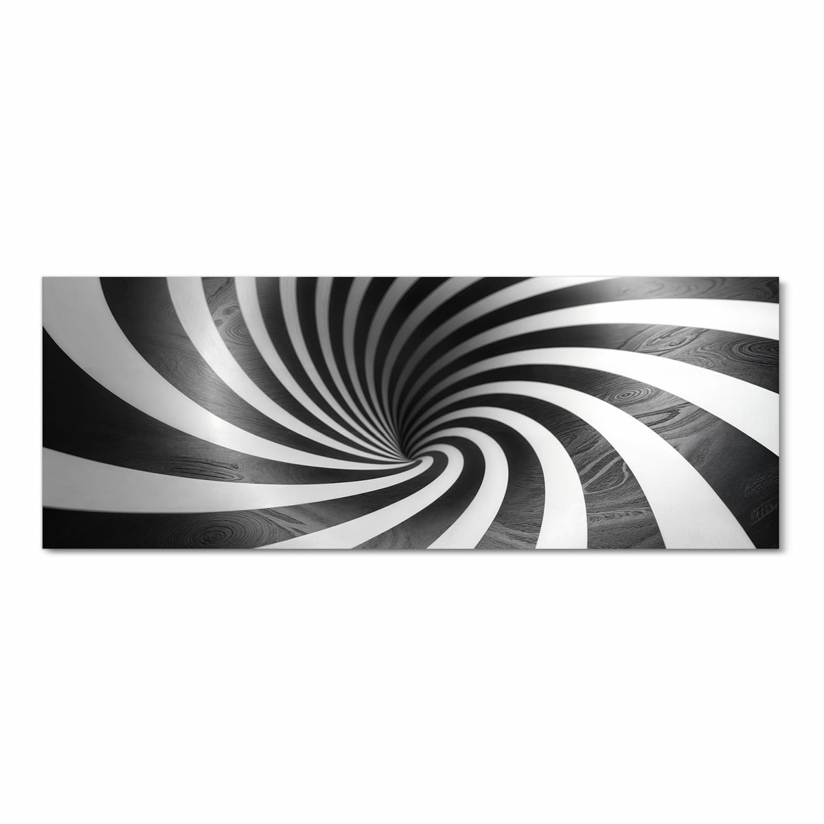 Geruchsneutraler Küchenläufer mit Motiv Hypnotisches Muster in Frontansicht