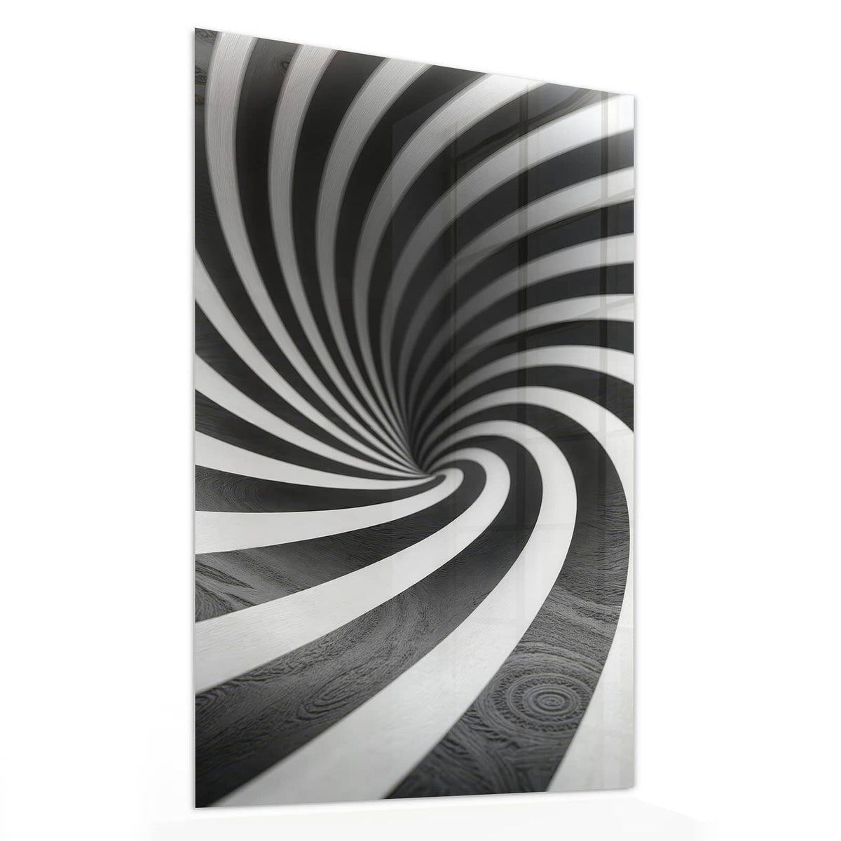 11 Größen – von 30 × 60 bis 60 × 150 cm – Wandbild - Hypnotischer Strudel - Hochformat