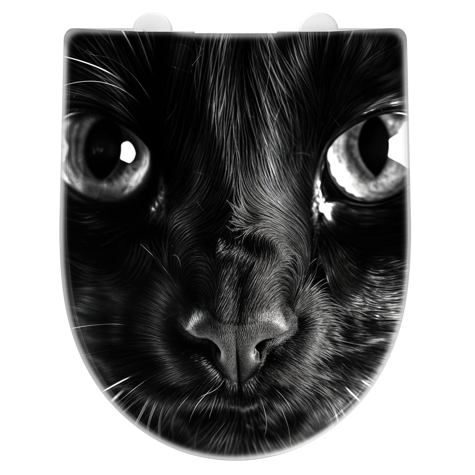 WC-Sitz mit Absenkautomatik Katzengesicht