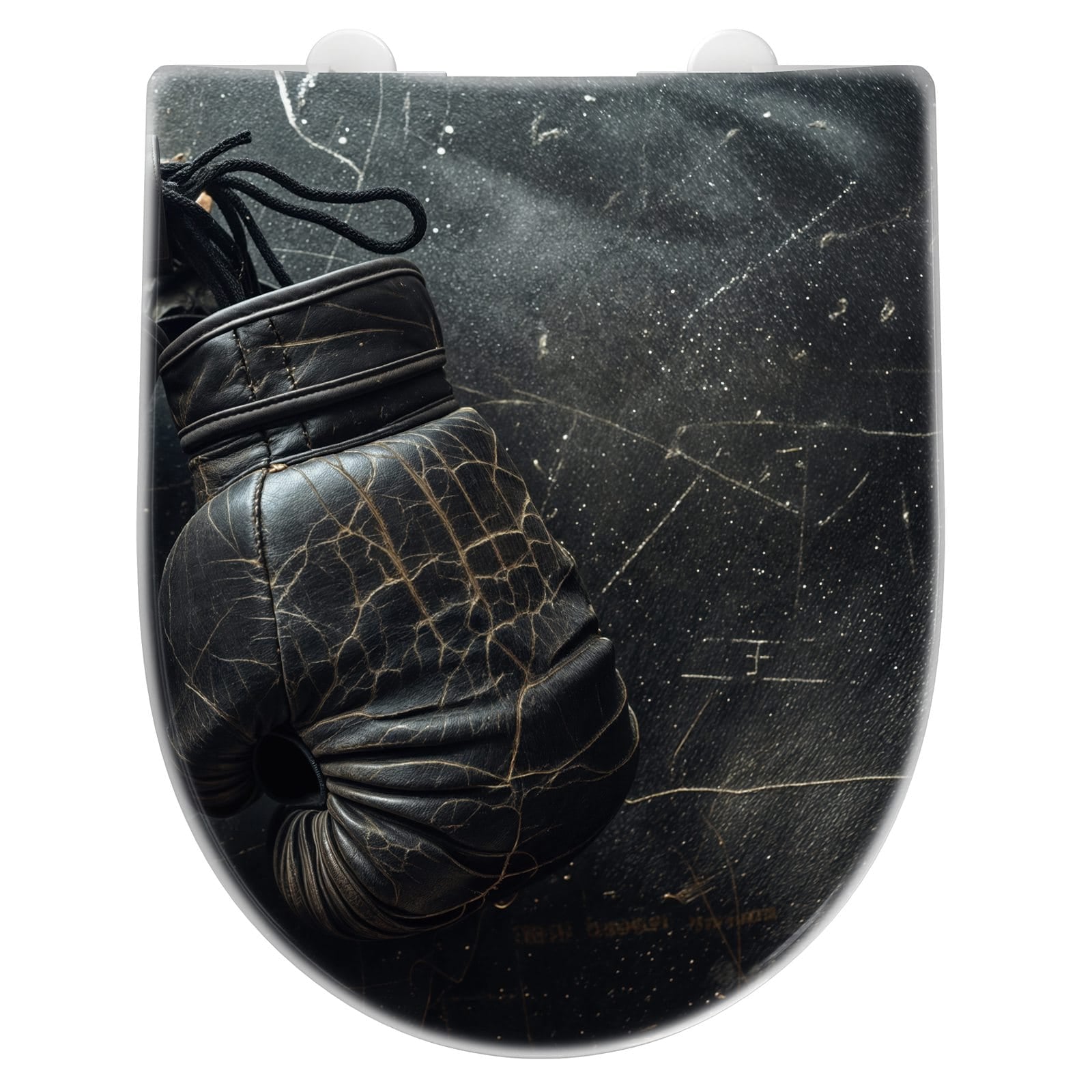 WC-Sitz mit Absenkautomatik Boxhandschuhe Vintage