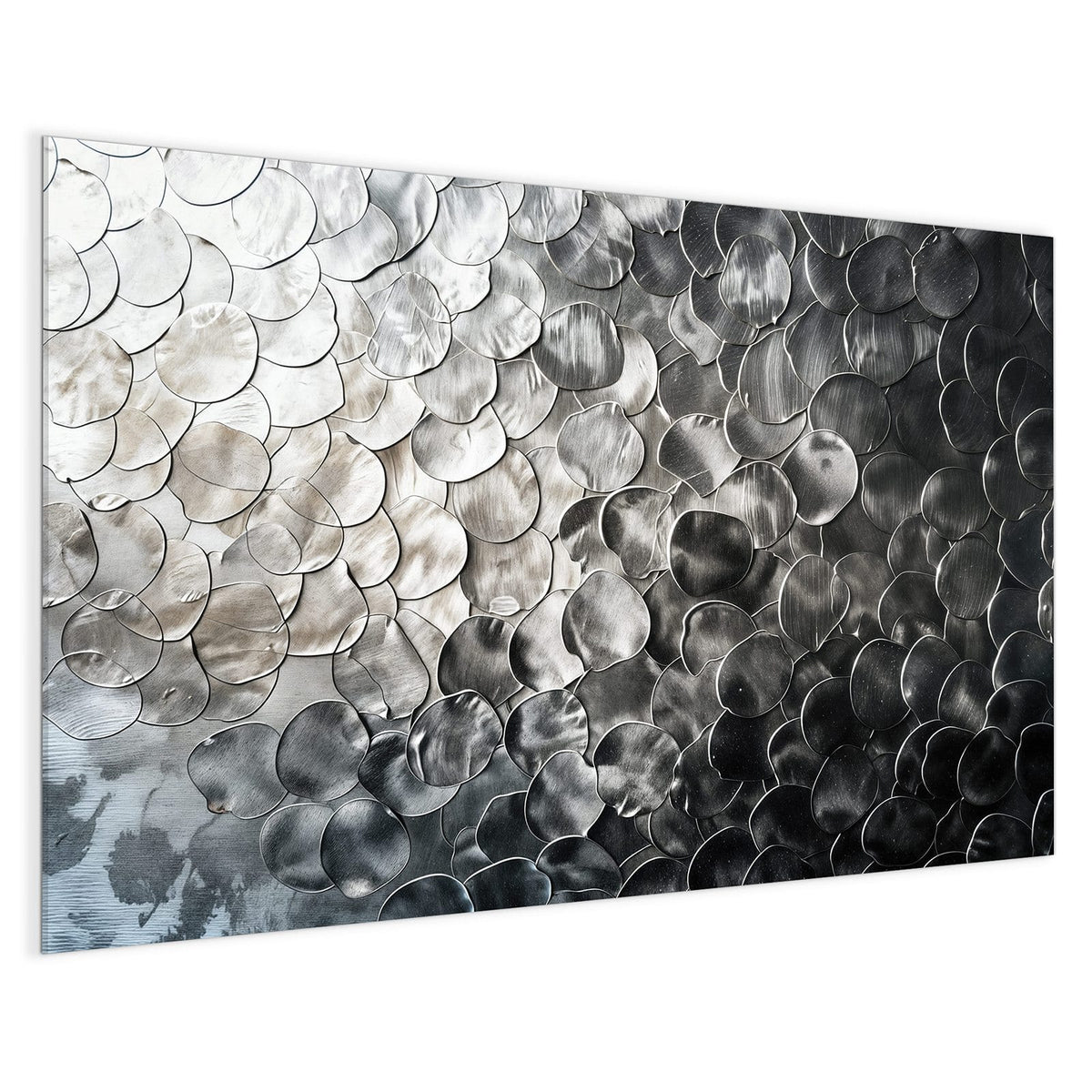 4 mm Glas statt lackiertem Blech – Magnettafel - Silberne Schuppen