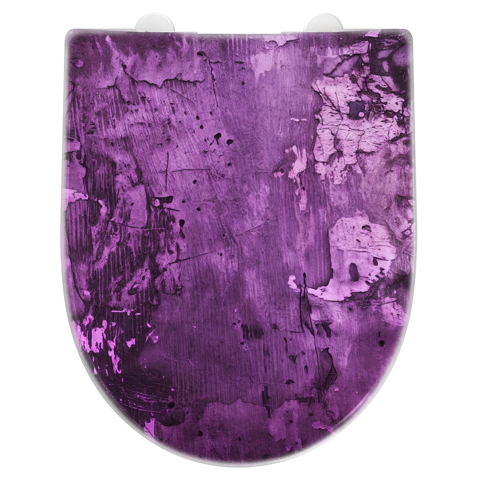 WC-Sitz mit Absenkautomatik Abstrakte Wand