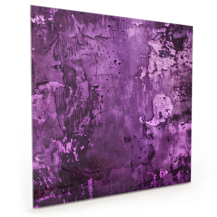 Maße Küchenrückwand Violetter Putz aus Glas