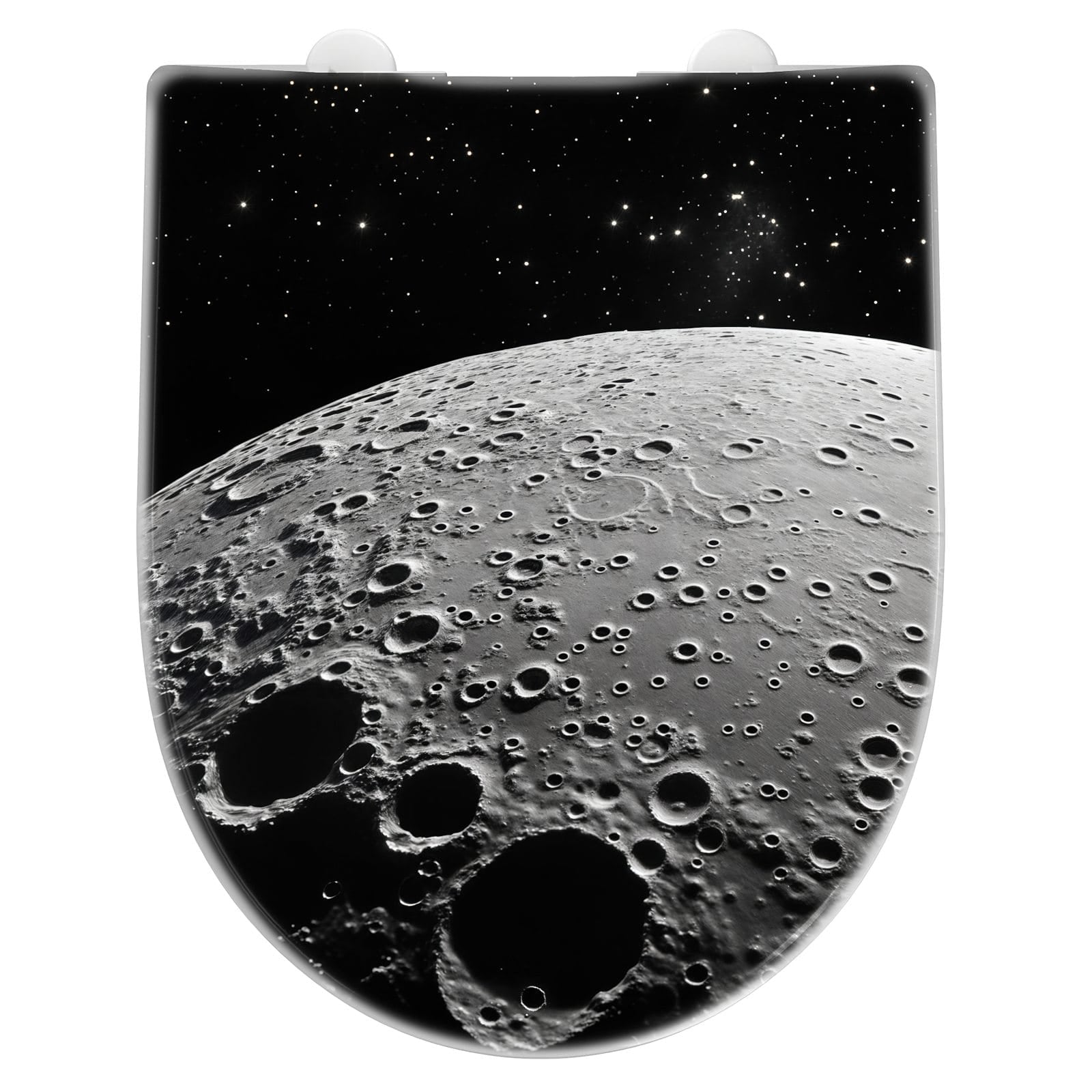 WC-Sitz mit Absenkautomatik Mondoberfläche