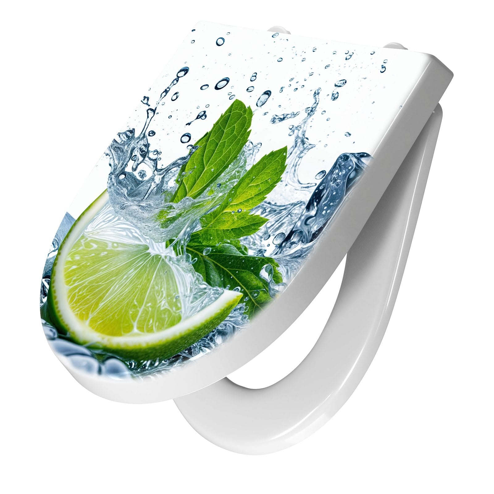 WC-Sitz mit Absenkautomatik Limettenspritzer