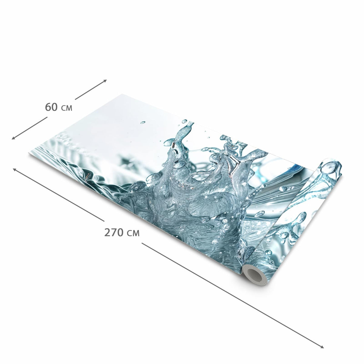 Wasserabweisender Läufer für die Küche mit Motiv Sternspritzer in der Grösse 60x180 cm