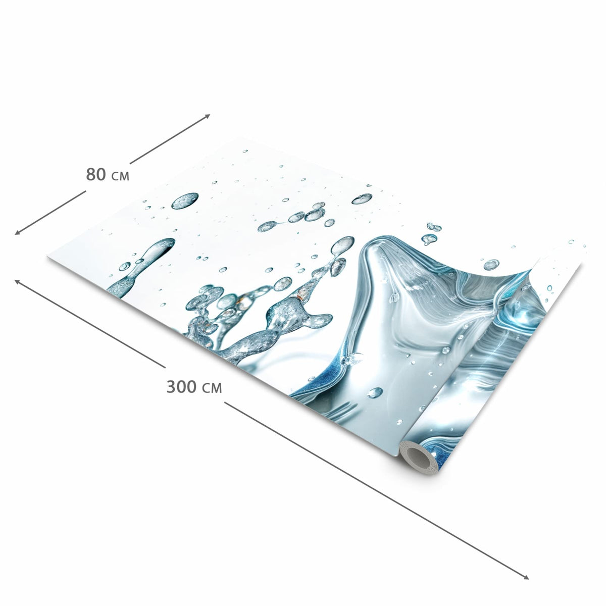 Pflegeleichter Küchenläufer mit Motiv Sternspritzer in der Grösse 60x180 cm