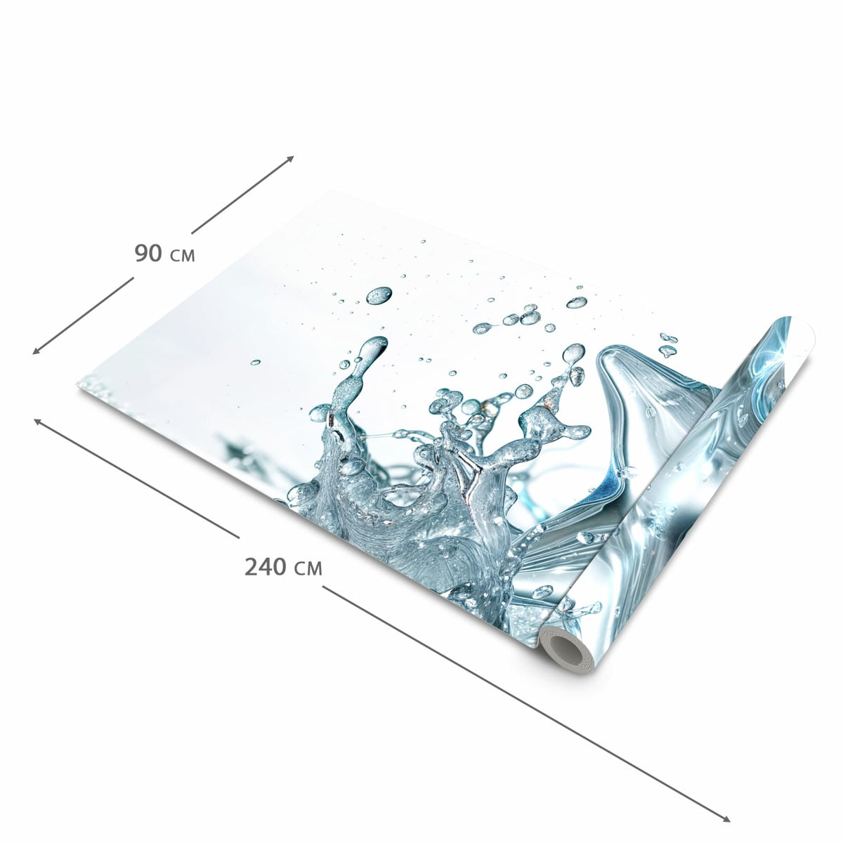 Rutschfester Teppichläufer für die Küche mit Motiv Sternspritzer in der Grösse 60x240 cm