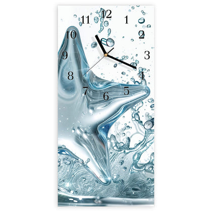 Wanduhr mit dem Motiv Stern aus Wasser