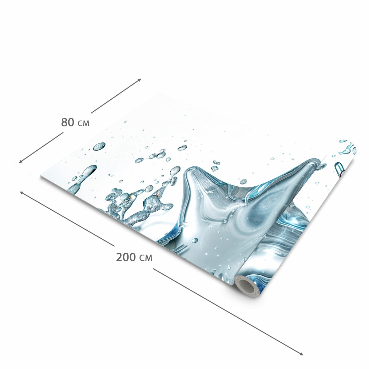 Geruchsneutraler Küchenteppich mit Motiv Sternspritzer in der Grösse 60x180 cm