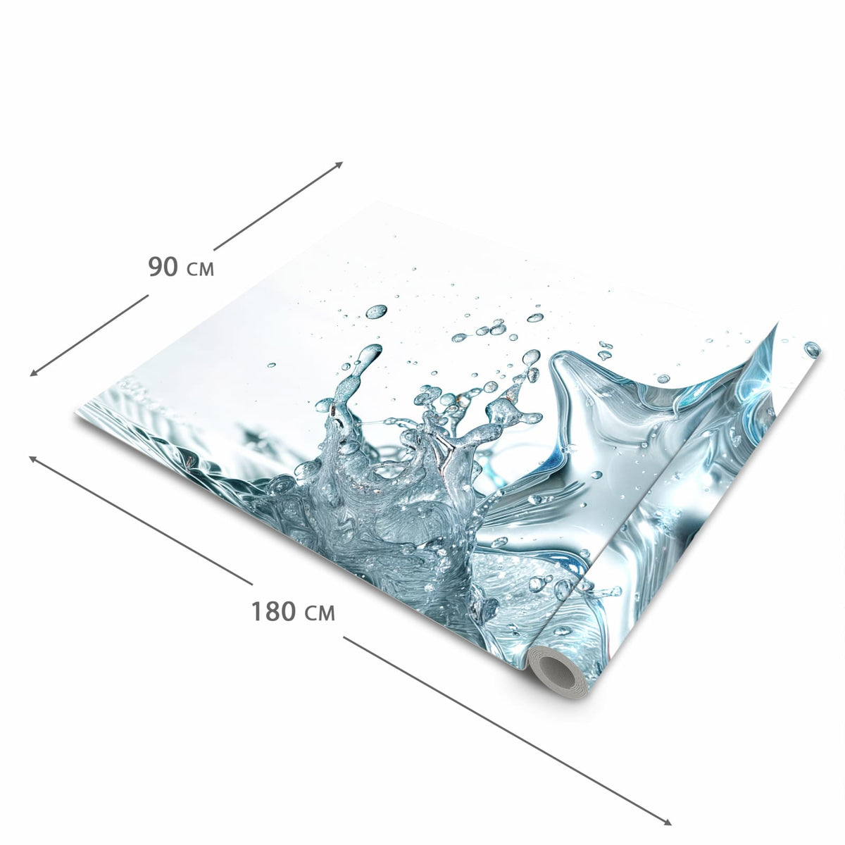 Komfortabler Küchenteppich mit Motiv Sternspritzer in der Grösse 60x180 cm für die Küche