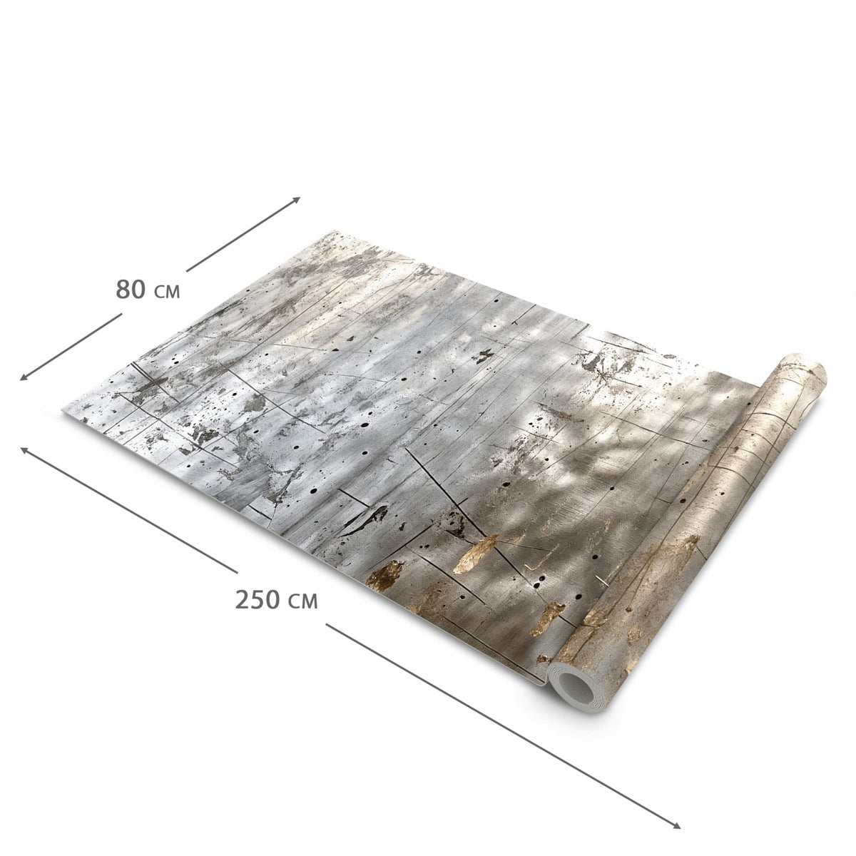 Formstabiler rutschfester Küchenteppich mit Motiv Struktur von Abstrakte in der Grösse 60x150 cm